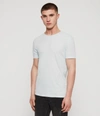 Allsaints Figure Crew T-shirt In Light Aqua Blue ml