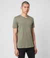 Allsaints Mens Tonic V-neck T-shirt In Green
