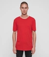 Allsaints Figure Crew T-shirt In Red