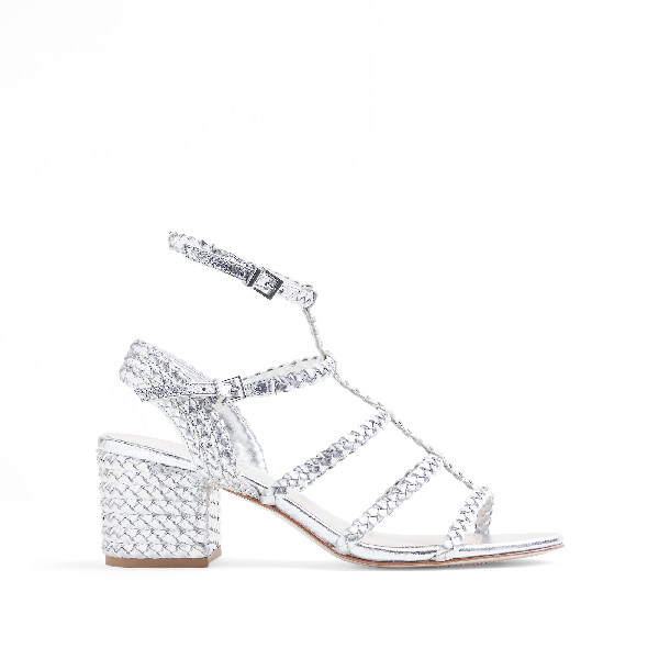 schutz woven sandal