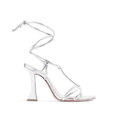 Schutz Women's Latoya Strappy High-heel Sandals In Silver