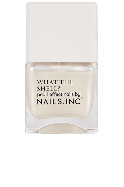 Nails.inc What The Shell? Pearl Effect Nail Polish In World's Your Oyster Babe