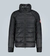 Canada Goose Hybridge Base Down-filled Jacket In Black