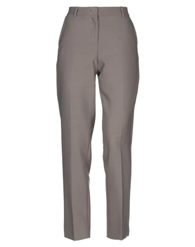 Via Masini 80 Casual Pants In Dove Grey