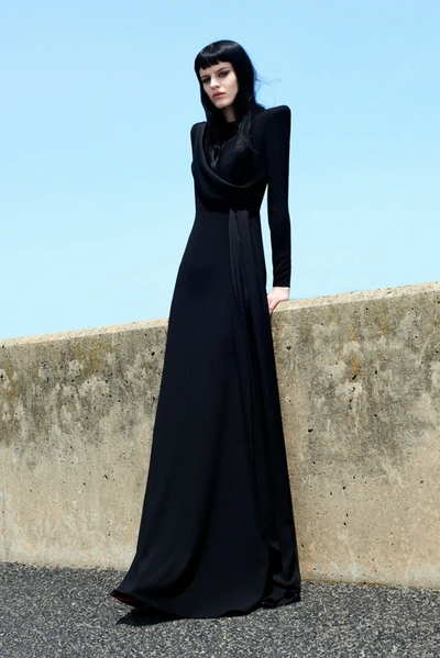 Alex Perry Maxwell Long Sleeve Gown