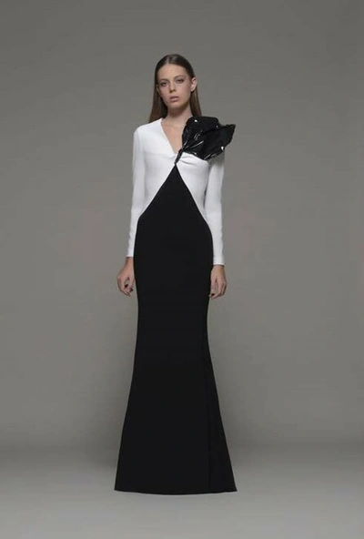 Isabel Sanchis Armo Long Sleeve Gown