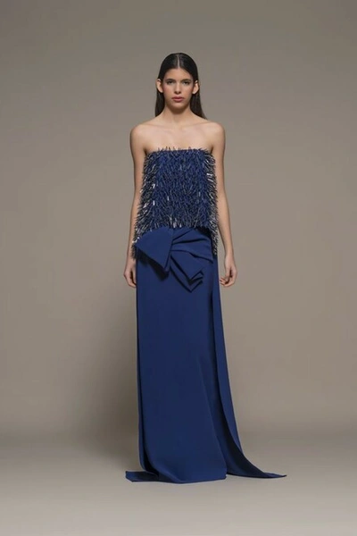 Isabel Sanchis Balsorano Strapless Gown