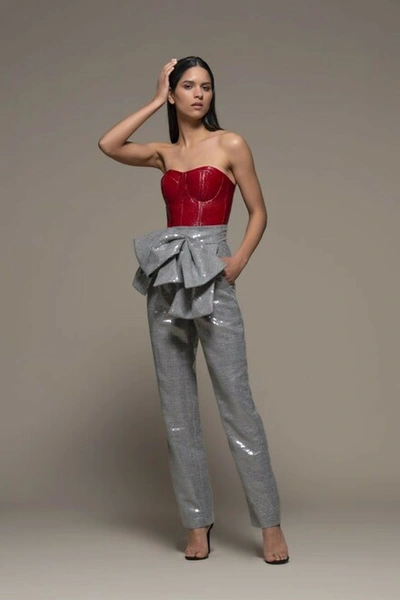 Isabel Sanchis Bossico Strapless Bodice And Pants