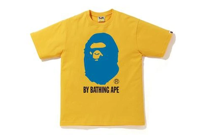Pre-owned Bape  Colors By Bathing Ape T-shirt Yellow/blue