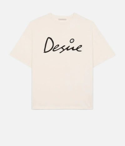 Christopher Kane Cotton Desire Tee In Champagne