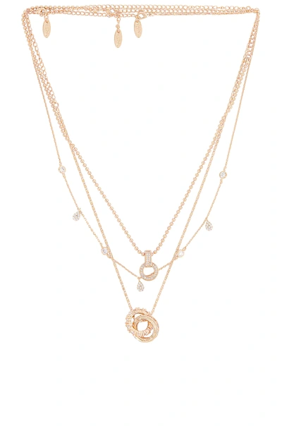 Ettika Layered Pendant Necklace In Gold