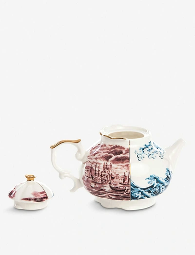 Seletti Smeraldina Hybrid Printed Porcelain Teapot