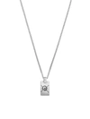 Gucci Womens Silver Ghost Sterling Silver Skull Necklace