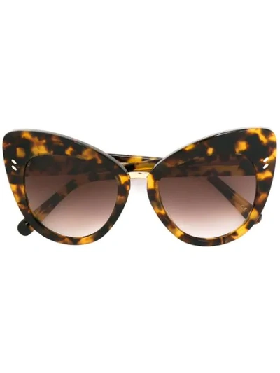 Stella Mccartney Cat Eye Frame Sunglasses In Brown