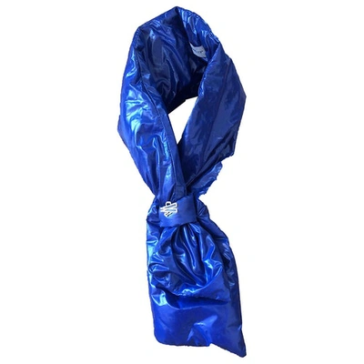 Pre-owned Moncler Blue Scarf