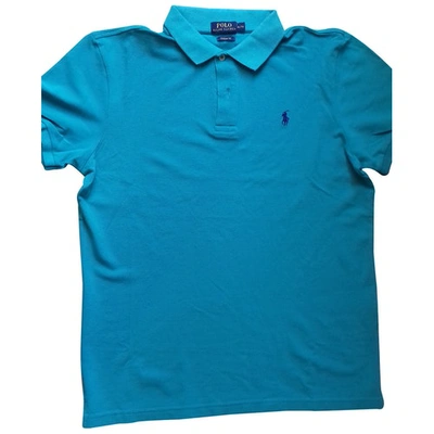 Pre-owned Polo Ralph Lauren Blue Cotton T-shirt
