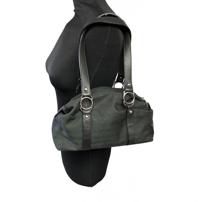 Pre-owned Emporio Armani Handbag In Black