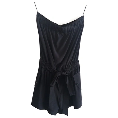 Pre-owned Blumarine Silk Jumpsuit In Black