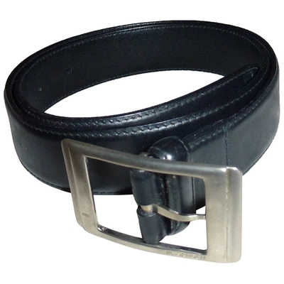 Pre-owned Jil Sander Black Leather Belts