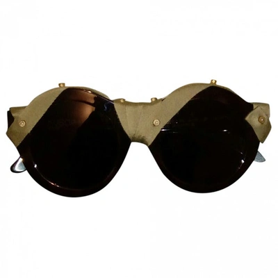 Pre-owned Kuboraum Brown Sunglasses