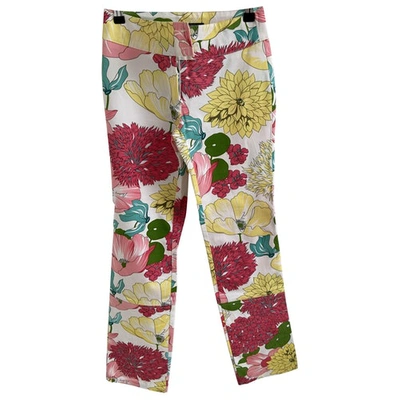 Pre-owned Burberry Large Trousers In Multicolour