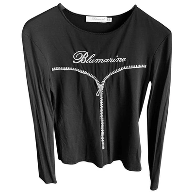 Pre-owned Blumarine Black Synthetic Top