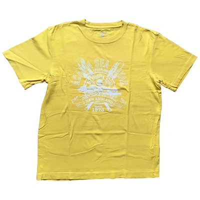 Pre-owned Timberland Yellow Cotton T-shirts