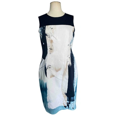 Pre-owned Elie Tahari Mid-length Dress In Blue