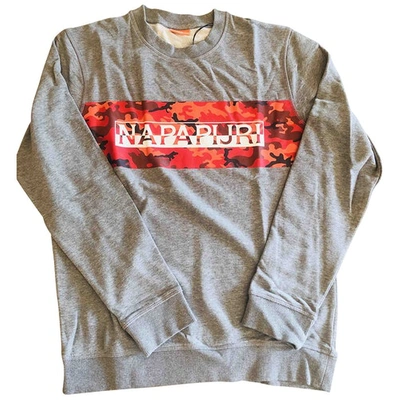 Pre-owned Napapijri Grey Cotton Knitwear & Sweatshirt