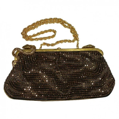 Pre-owned Roberto Cavalli Glitter Clutch Bag