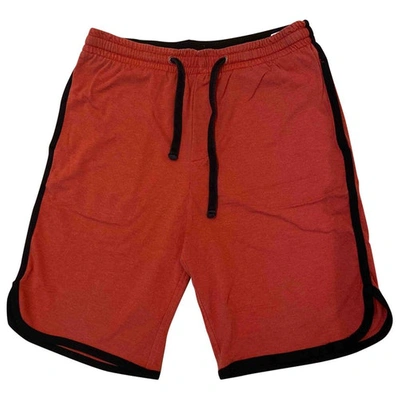 Pre-owned James Perse Red Cotton Shorts