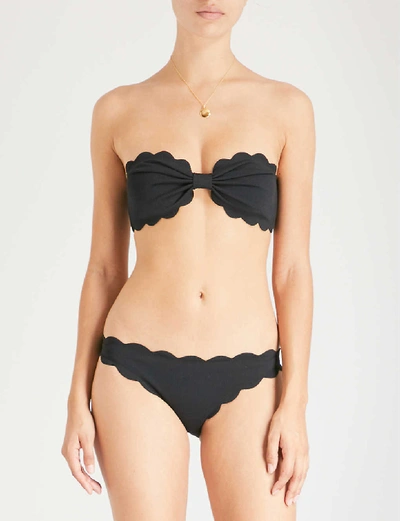 Marysia Antibes Scalloped Bikini Top In Coconut