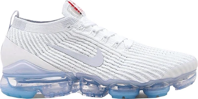 Pre-owned Nike Air Vapormax Flyknit 3 One Of One In White/pure  Platinum-grey Fog-cerulean | ModeSens