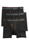Polo Ralph Lauren 4d 3-pack Boxer Briefs In Polo Black