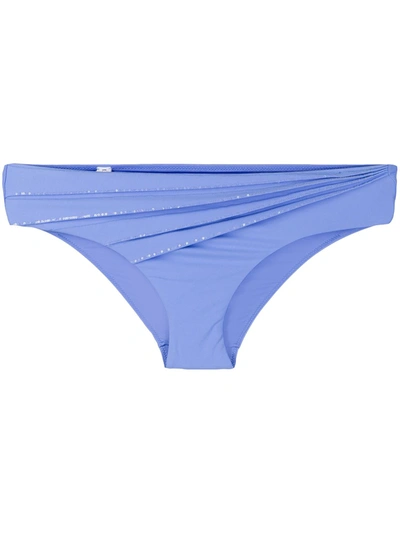 La Perla Conchiglia Medium Bikini Brief In Blue