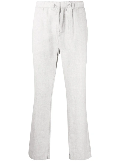 Frescobol Carioca Straight-leg Trousers In Grey