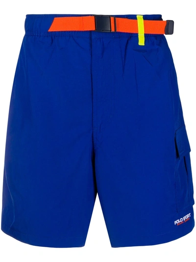 Polo Ralph Lauren Utility Pocket Shorts In Blue