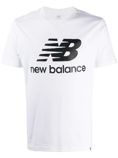 New Balance T-shirt In White Cotton