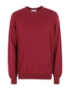 Gran Sasso Sweater In Maroon