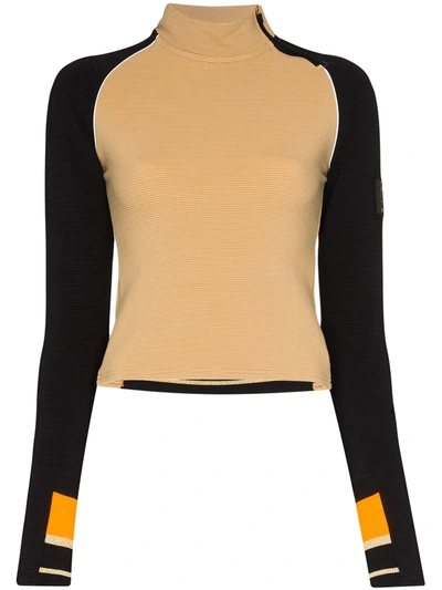 P.e Nation Air Ball Long-sleeve Performance Top In Black