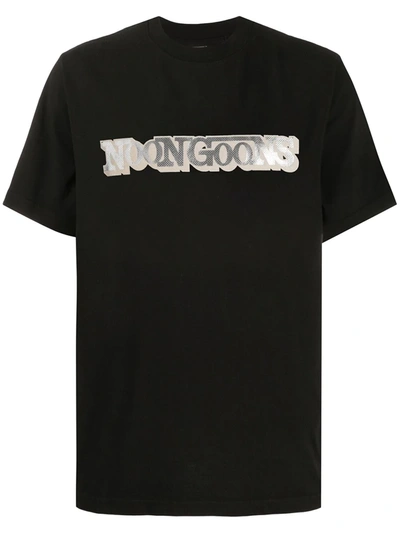 Noon Goons Logo-print Short Sleeved T-shirt In Black