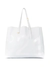 N°21 Logo Maxi Tote Bag In White