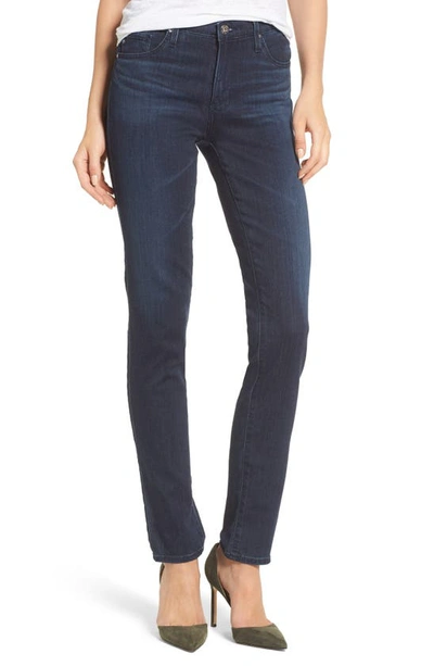 Ag 'the Prima' Mid Rise Cigarette Skinny Jeans In Blue