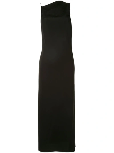 Christopher Esber Yrjo Asymmetric Sleeveless Dress In Black