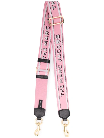 Marc Jacobs The Icing Thin Webbing Bag Strap in Pink