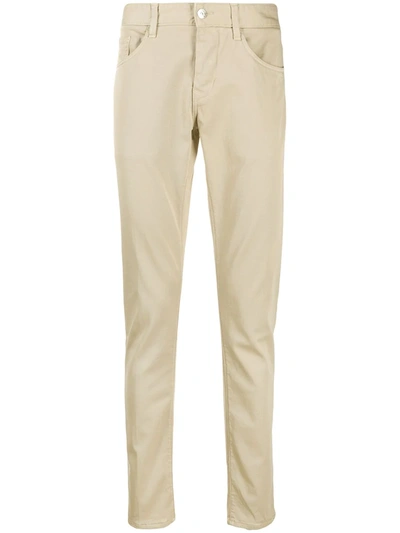 Dondup Mid-rise Slim-fit Jeans In Neutrals