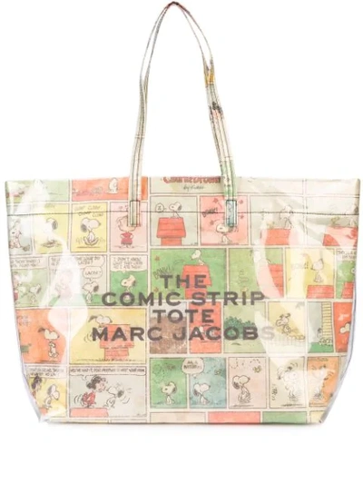 Marc Jacobs X Peanuts® The Tote In Green