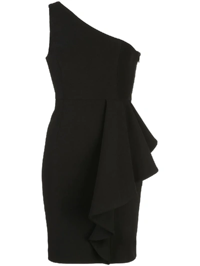 Shona Joy Asymmetrisches Minikleid In Black