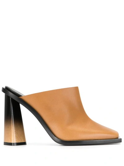 Givenchy Tone-tone Heel Mules In Brown