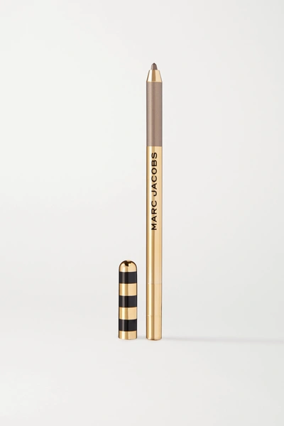 Marc Jacobs Beauty Highliner Gel Eye Crayon Eyeliner - Limited Gold Edition Pewter Please! 110 0.01 oz/ 0.5 G In Metallic
